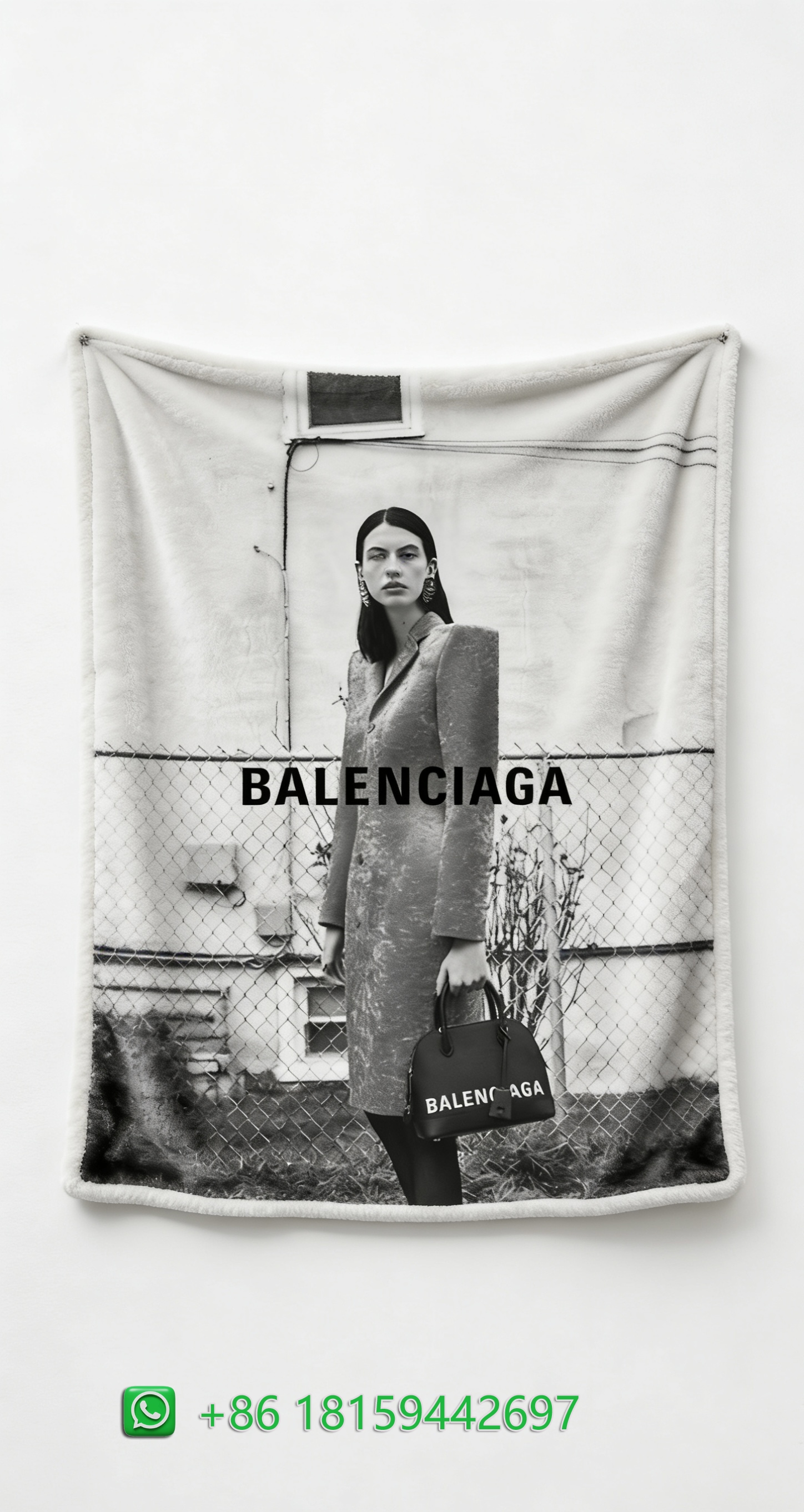 Balenciaga Throw Blankets